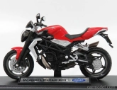 Welly Mv agusta Brutale 990r 2012 1:18 Červená Černá