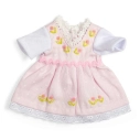 Bigjigs Toys Ružové šaty s bielym tričkom pre bábiku 28 cm