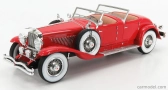 Matrix scale models Duesenberg Sj 2608 Torpedo Pheaton Walker Cabriolet Open 1930 1:18 Red
