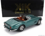 Kk-scale Ferrari 275 Gtb/4 Nart Spider 1967 1:18 Green Met