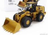 Dm-models Caterpillar Cat980 Ruspa Gommata - Scraper Tractor Wheel Loader 1:50 Žlutá Černá