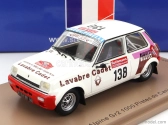 Spark-model Renault R5 Alpine Turbo Gr.2 N 138 Rally 1000 Pistes De Canjuers 1983 D.auriol - J.y.tissiot 1:43 Biela červená