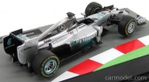 Edicola Mercedes gp F1  W05 Hybrid Amg Petronas N 44 Lewis Hamilton Season 2014 World Champion 1:43 Stříbrná Zelená