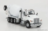 Dm-models Kenworth T880s Betoniera Tanker Cement Mixer Truck 4-assi 1990 1:50 Bílá