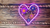 2Kids Toys LED NEON LIGHT lampička Srdce