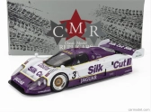 Cmr Jaguar Xjr12 7.0l V12 Team Silk Cut Jaguar T.w.racing N 3 Winner 24h Le Mans 1990 John Nielsen - Price Cobb - Martin Brundle 1:18 Bílá Fialová