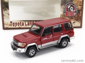 Bm-creations Toyota Land Cruiser Lc76 2014 1:64 Červená Stříbrná