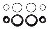 Sada upevňovacích objímek a těsnění 12 mm, černé