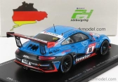 Spark-model Porsche 911 991-2 Gt3 Cup Team Huber Motorsport N 80 Winner Sp7 Class 24h Nurburgring 2021 H.wehrmann - U.berg - M.van Ramshorst - A.mies 1:43 Modrá Černá