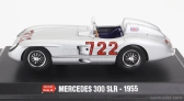 Edicola Mercedes benz 300 Slr Spider N 722 Winner Mille Miglia 1955 Stirling Moss - Denis Jenkinson 1:43 Silver