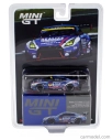Mini-gt Nissan Gt-r Team Kondo Racing N 56 Gt300 Class Super Gt 2023 Joau Paulo De Oliveira - Tappei Natori 1:64 Modrá Bílá