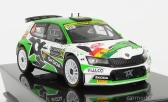 Ixo-models Škoda Fabia Rally2 Evo N 22 Rally Montecarlo 2021 M.wilkison - M.der Ohannesian 1:43 Biela Zelená Čierna
