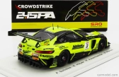 Spark-model Mercedes benz Amg Gt3 Team Getspeed N 3 24h Spa 2023 F.scholze - K.heyer - P.assenheimer - A.peroni 1:43 Yellow Black