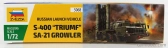 Zvezda ZIL S-400 Triumf Sa-21 Growler Truck 8x8 4-assi Lancia Missili 1959 1:72 /