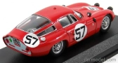 Najlepší model Alfa romeo Tz1 Coupe N 57 13. 24h Le Mans 1964 Bussinello - Deserti 1:43 Červená