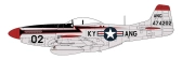 Classic Kit letadlo A02047A - North American F-51D Mustang (1:72)