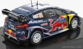 Ixo-models Ford england Fiesta Wrc Red Bull N 2 Rally Finland 2018 E.evans - D.barritt 1:43 Modrá Biela Žltá Červená