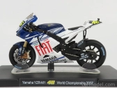 Edicola Yamaha Yzr M1 N 46 Motogp Season 2007 Valentino Rossi 1:18 Bílá Modrá