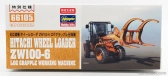 Hasegawa Hitachi fiat Zw100-6 Ruspa Gommata Tractor - Scraper 1:35 /