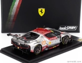 Looksmart Ferrari 296 Gt3 3.0l Turbo V6 Team Vista Af Corse N 54 24h Le Mans 2024 Davide Rigon - Francesco Castellacci - Thomas Flohr 1:43 Silver Red