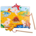 Bigjigs Toys Drevený chytač dinosaurov