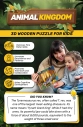 EscapeWelt 3D dřevěné puzzle Tyrannosaurus
