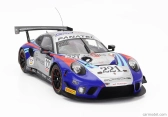 Ixo-models Porsche 911 991-2 Gt3 R Team Gpx Martini Racing N 221 24h Spa 2022 Richard Lietz - Michael Christensen - Kevin Estre 1:18 Strieborná modrá červená