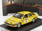 Trofeu Ford england Sierra Xr4 N 4 Rally Welsh 1987 M.lovell - R.freeman 1:43 Žltá