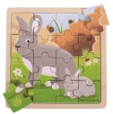 Bigjigs Toys Puzzle králík s králíčkem