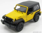 Maisto Jeep Wrangler Willys Soft-top 2014 1:18 žlto-čierna