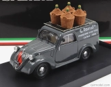 Brumm Fiat 500b Furgone Van Veicolo Commerciale Pubblicitario Produzione Vini Tipici G.rossi E Figli 1941 1:43 Grey