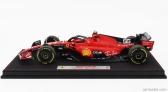 Bbr-models Ferrari F1  Sf-23 Team Scuderia Ferrari N 55 Belgium Spa Gp 2023 Carlos Sainz - Con Vetrina - With Showcase 1:18 Červená Černá