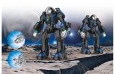 Robot Spaceman, čierna