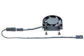 WorksTeam hliníkový větráček V2 40x40x10mm pro E-motory - 3,7-8,4V, konektor pro přijímač