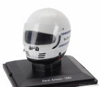 Edicola Helma F1 Casco Helma Rene Arnoux 126 C2b Team Ferrari Sezóna 1983 1:5 biela