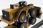 Dm-models Caterpillar Cat994k Ruspa Gommata - Scraper Tractor Wheel Loader 1:125 Žlutá Černá