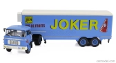 Edicola Berliet Tr12 Truck Semi-frigo Jus De Fruits Joker Transports 1964 - Bez karty Box 1:43 Bluette