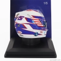 Spark-model helma Bell Casco Helma F1 Logan Sargeant Team Williams Racing N 2 Sezóna 2024 1:5 Biela Modrá Červená