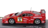 Edicola Ferrari F40 Lm 3.5l Turbo V8 N 1 Winner 6h Vallelunga Gold Cup 1996 Domenico Mimmo Schiattarella - Luciano Della Noce 1:43 Red