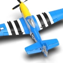 RC lietadlo Volantex Mustang P51D, modré | RCprofi.sk