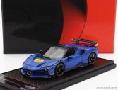 Bbr-models Ferrari Sf90 Xx Stradale Spider 2024 1:43 Azzurro Dino - Svetlo modrá čierna žltá