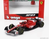 Bburago Ferrari F1  Sf-23 Team Scuderia Ferrari N 55 Las Vegas Usa Gp 2023 Carlos Sainz 1:43 Červená Bílá Černá