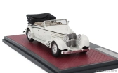 Modely v mierke Matrix Maybach Zeppelin Ds8 Cabriolet Open 1934 1:43 White
