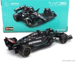 Bburago Mercedes gp F1 W14 Team Mercedes-amg Petronas F1 N 63 1:43, černá