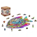 Wooden City dřevěné puzzle - Kouzelná ryba L