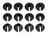 13 mm spodné plastové tanieriky pre olejové tlmiče, 3 x 4 ks