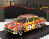 Trofeu Ford england Lotus Cortina 23 Touring Car Championship Sweden 1968 E.berger 1:43 Červená Žlutá