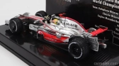 Minichamps Mclaren F1  Mp4/23 Team Vodafone Mclaren Mercedes N 22 World Champion Season 2008 Lewis Hamilton 1:43 Silver Red