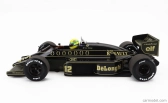 Minichamps Lotus F1 98t Renault Turbo N 12 Sezóna Špinavá verzia 1986 Ayrton Senna 1:18 Čierne zlato