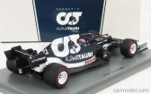 Iskrový model Alpha tauri F1 At02 Honda Ra620h Team Alpha Tauri N 22 4th Abu Dhabi Gp 2021 Yuki Tsunoda 1:43 White Blue